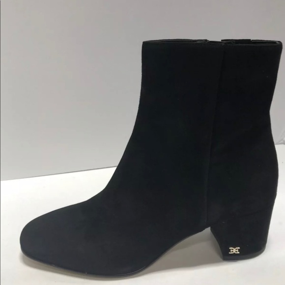 Sam Edelman Shoes - Sam Edelman Regaen Bootie Black Suede Bootie size 11